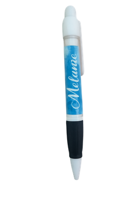 Lapicero retráctil blanco marcado DTF UV